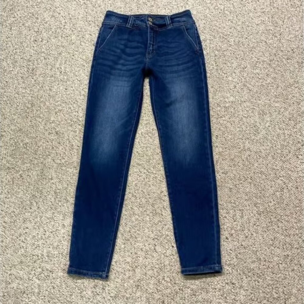 Kancan High-Rise Double Button Lightly Distressed… - image 1